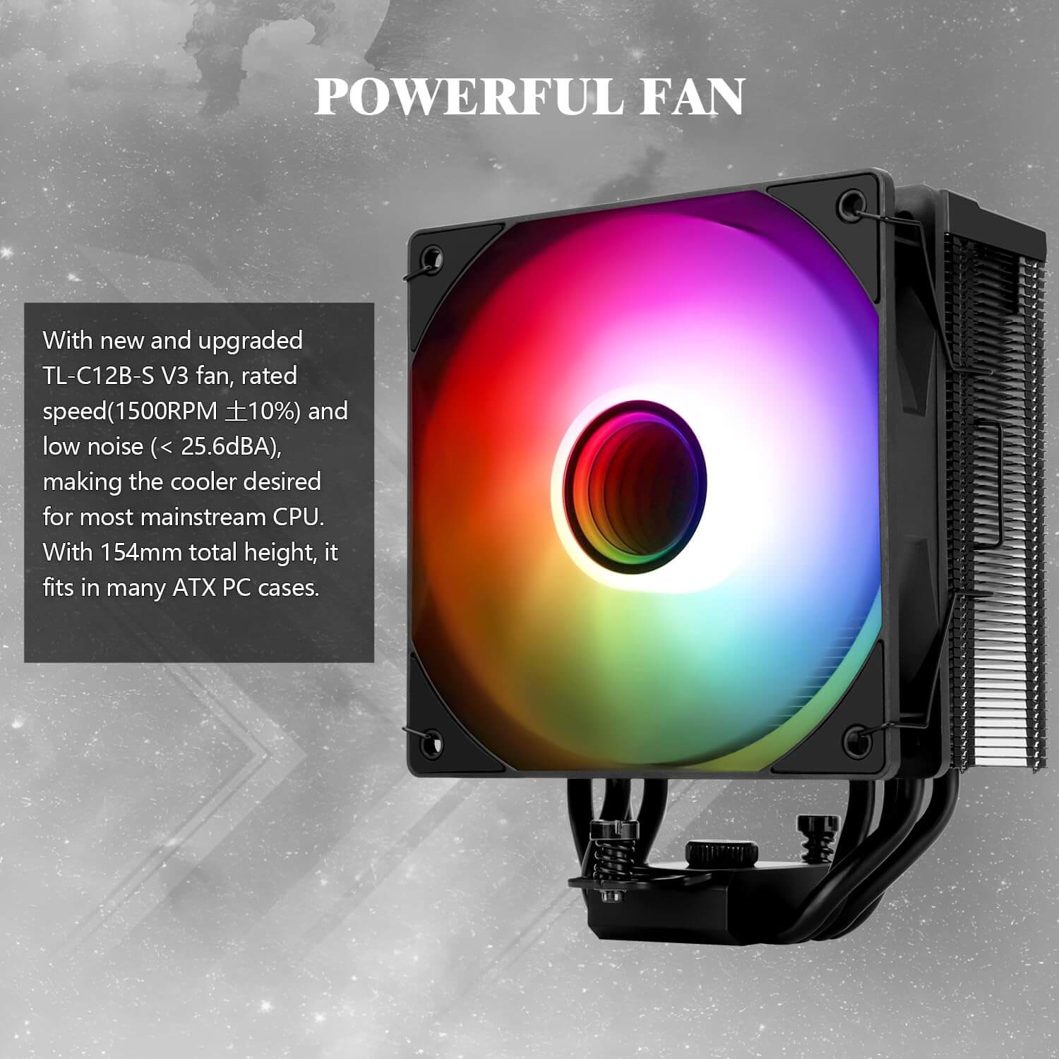 Thermalright Assassin Spirit 120 Vision ARGB CPU Air Cooler with LCD Display