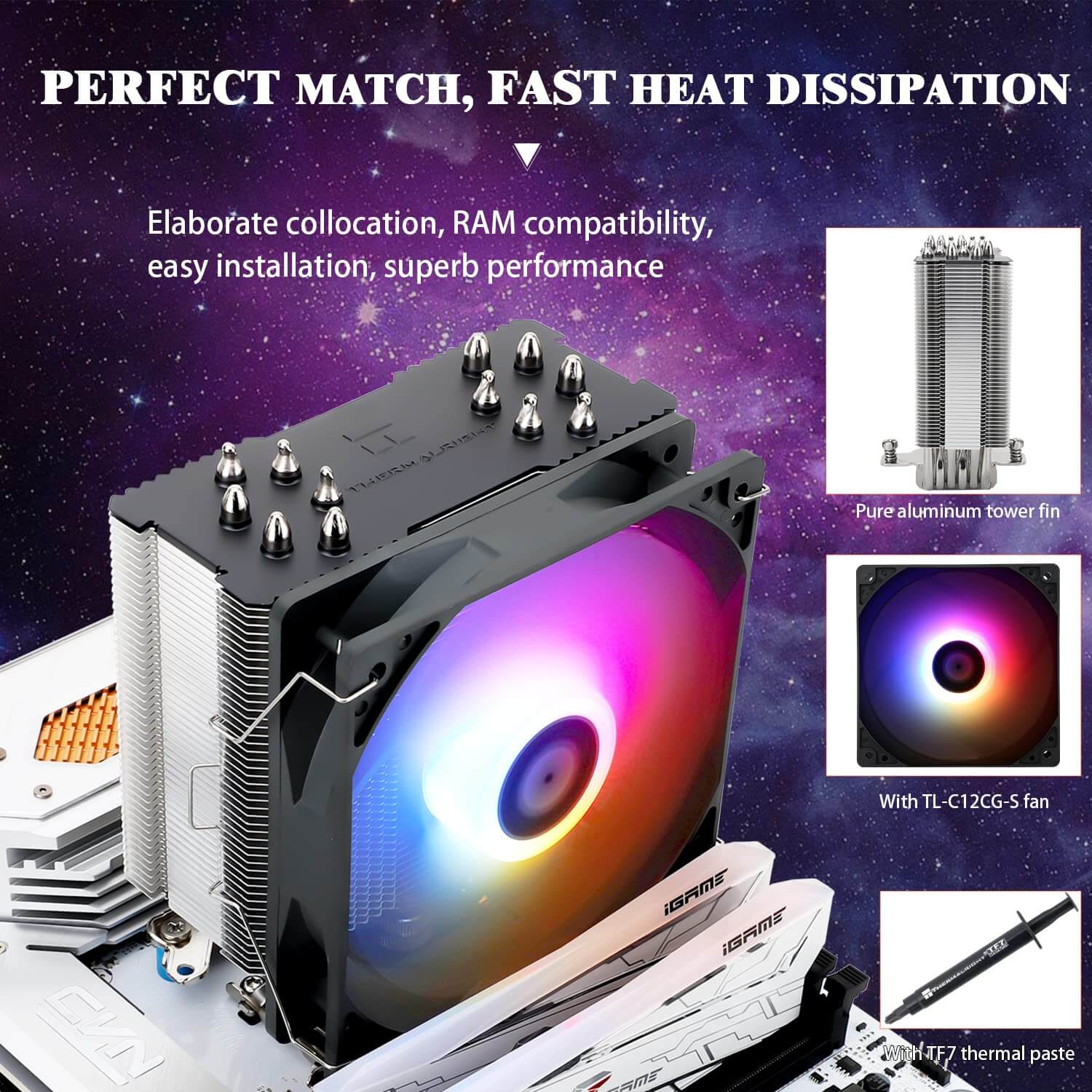 Thermalright Burst Assassin 120 ARGB CPU Air Cooler