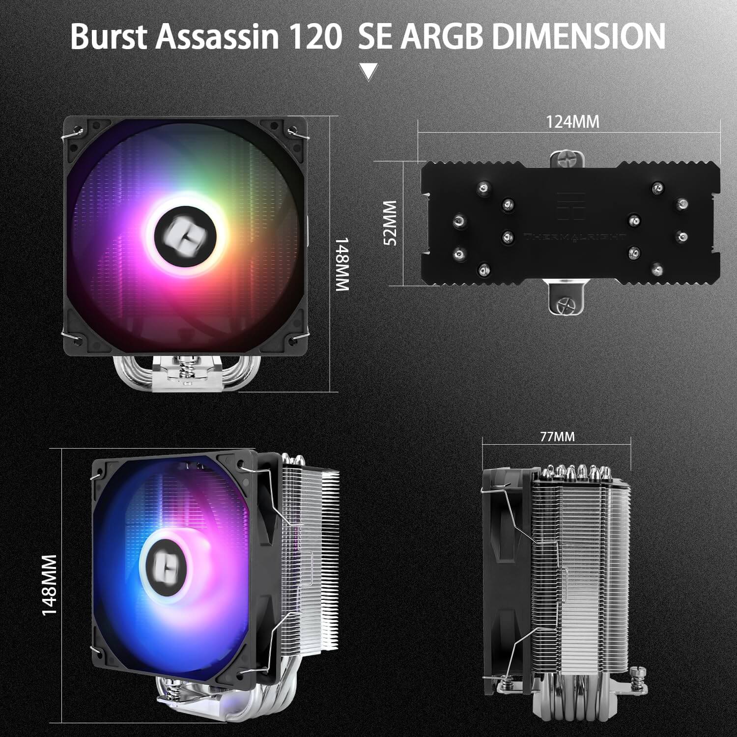 Thermalright Burst Assassin 120 SE ARGB CPU Air Cooler
