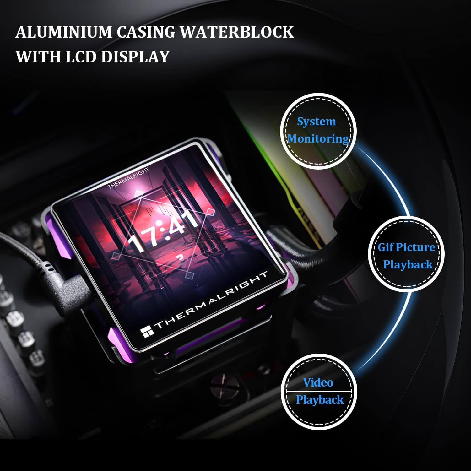 Thermalright Elite Vision 360 360mm ARGB AIO CPU Liquid Cooler with LCD Display