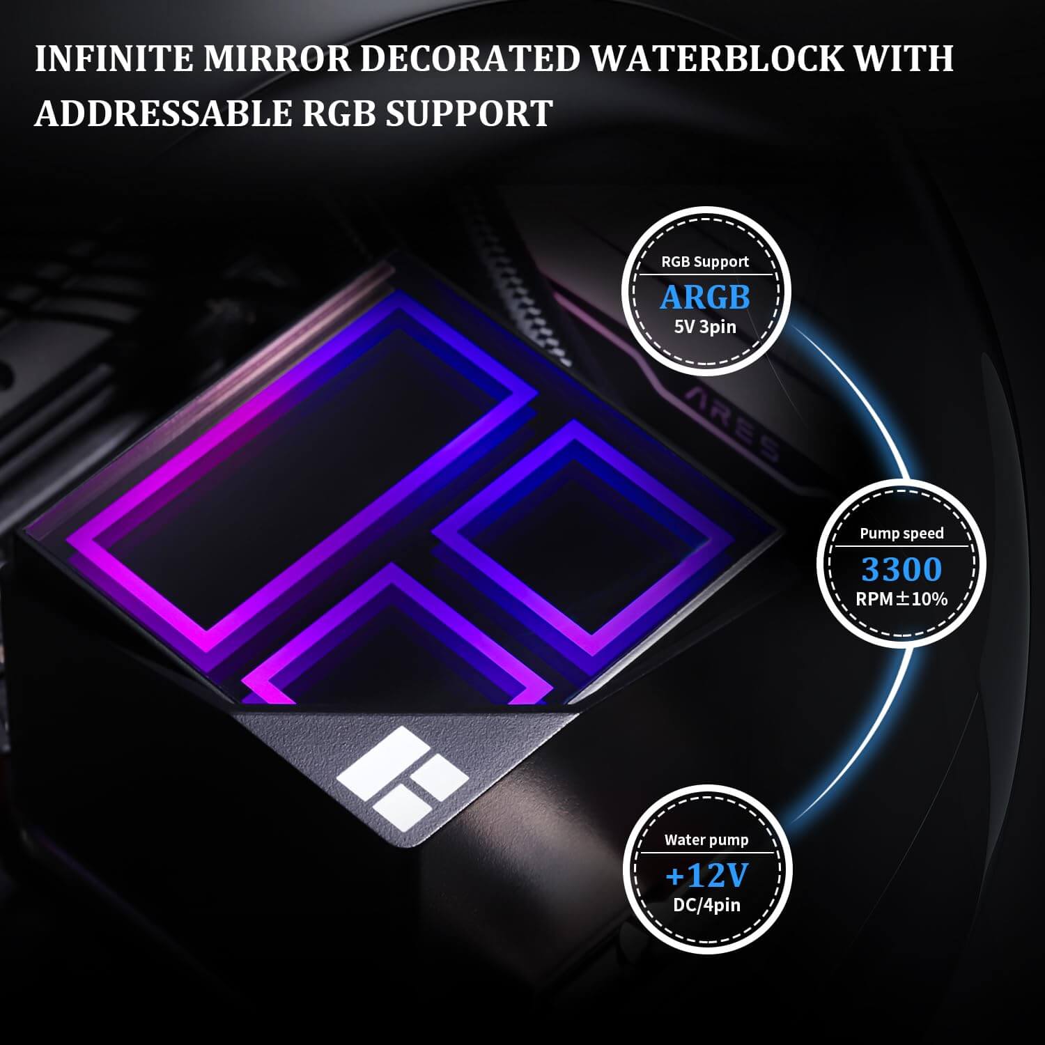 Thermalright Frozen Infinity 360 360mm Liquid CPU Cooler - Black