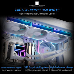 Thermalright Frozen Infinity 360 360mm Liquid CPU Cooler - White
