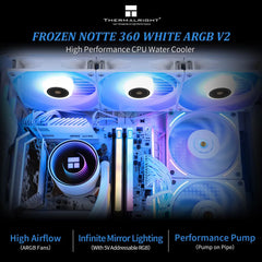 Thermalright Frozen Notte 360 V2 ARGB 360mm AIO CPU Liquid Cooler - White