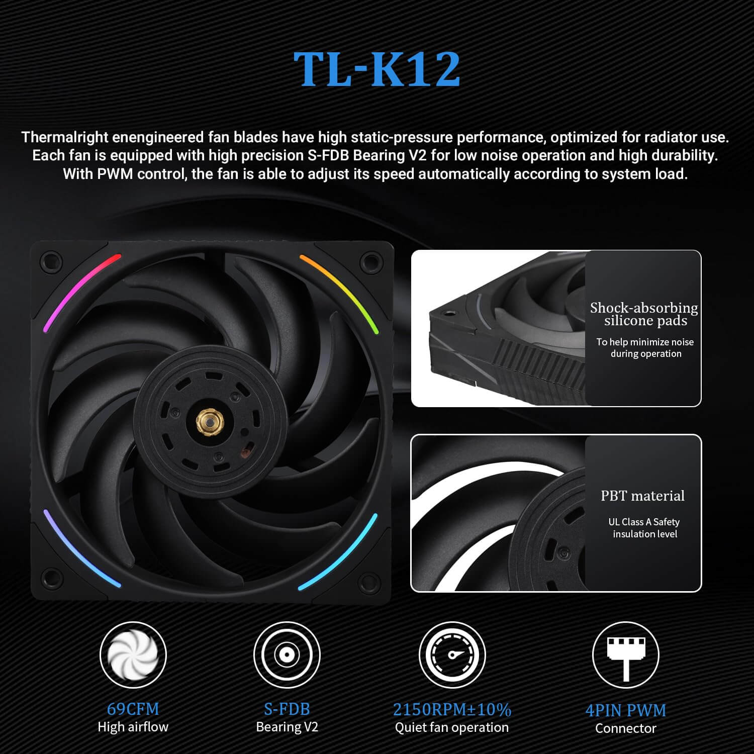 Thermalright Frozen Vision 240 240mm AIO Liquid CPU Cooler with LCD Display