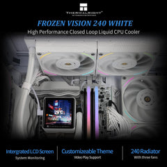 Thermalright Frozen Vision 240 240mm AIO Liquid CPU Cooler with LCD Display