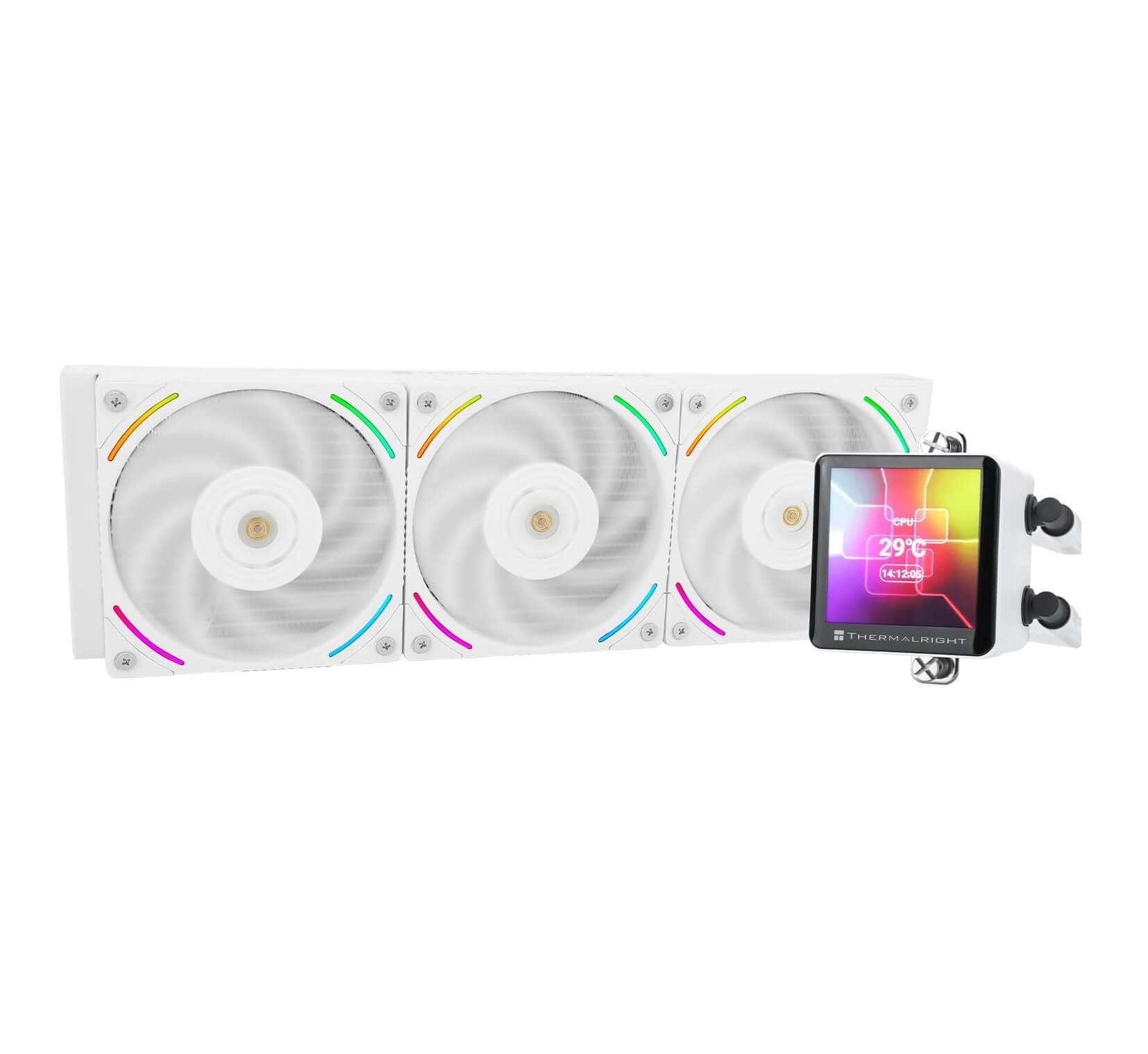 Thermalright Frozen Vision 360 360mm AIO CPU Liquid Cooler with 2.88 Inch IPS LCD Screen