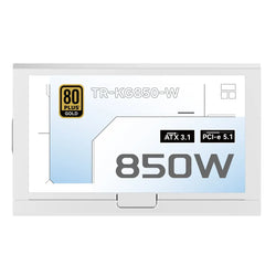 Thermalright KG-850 850W 80+ Gold Fully Modular Power Supply - White