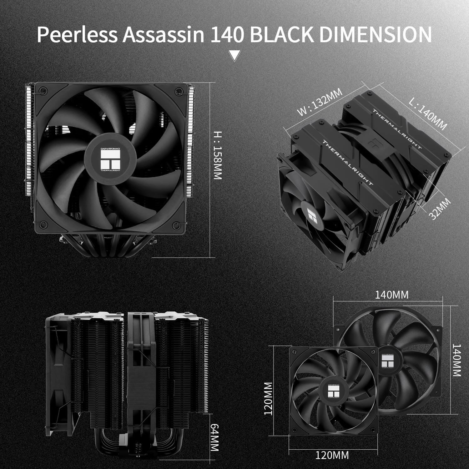 Thermalright Peerless Assassin 140 CPU Air Cooler