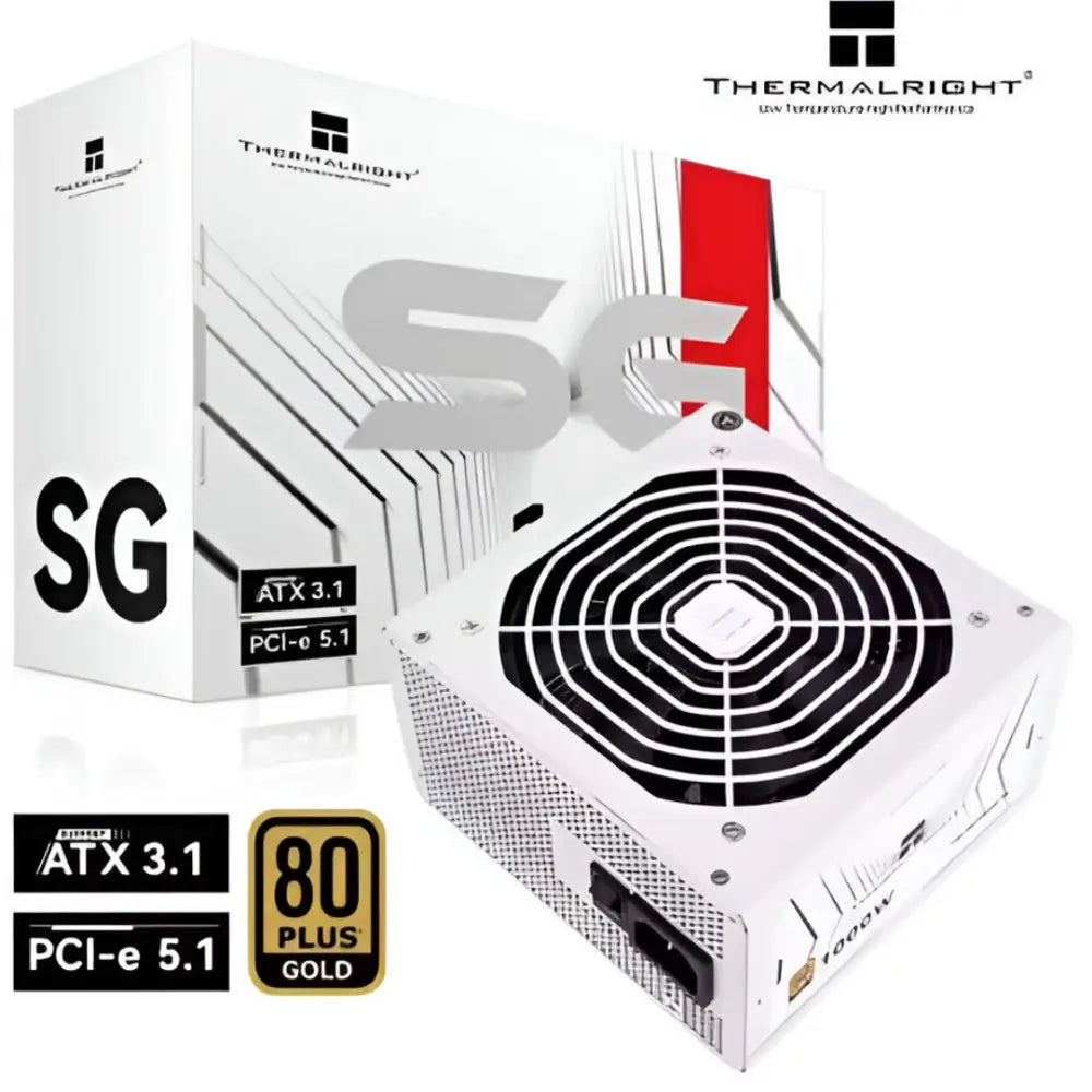Thermalright SG-1000 1000W 80+ Gold Fully Modular Power Supply - White