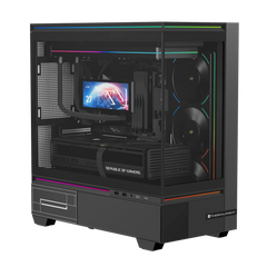 Thermalright TL-M10 mATX Mid-Tower Computer Case - Black