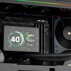 Thermalright Wonder Vision 360 UB ARGB 360mm AIO CPU Liquid Cooler Rotatable 6.67'' Curved Screen 3D Effect - Black