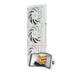 Thermalright Wonder Vision 360 UB ARGB 360mm AIO CPU Liquid Cooler Rotatable 6.67'' Curved Screen 3D Effect - White