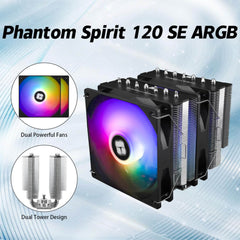 Thermalrlght Phantom Spirit 120 SE ARGB Dual Tower CPU Air Cooler