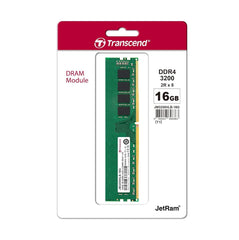 Transcend 16GB (1x16GB) 3200MHz DDR4 Desktop Memory Ram