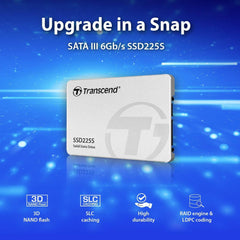 Transcend 225S 500GB 2.5" SATA III 6Gb/s Internal SSD