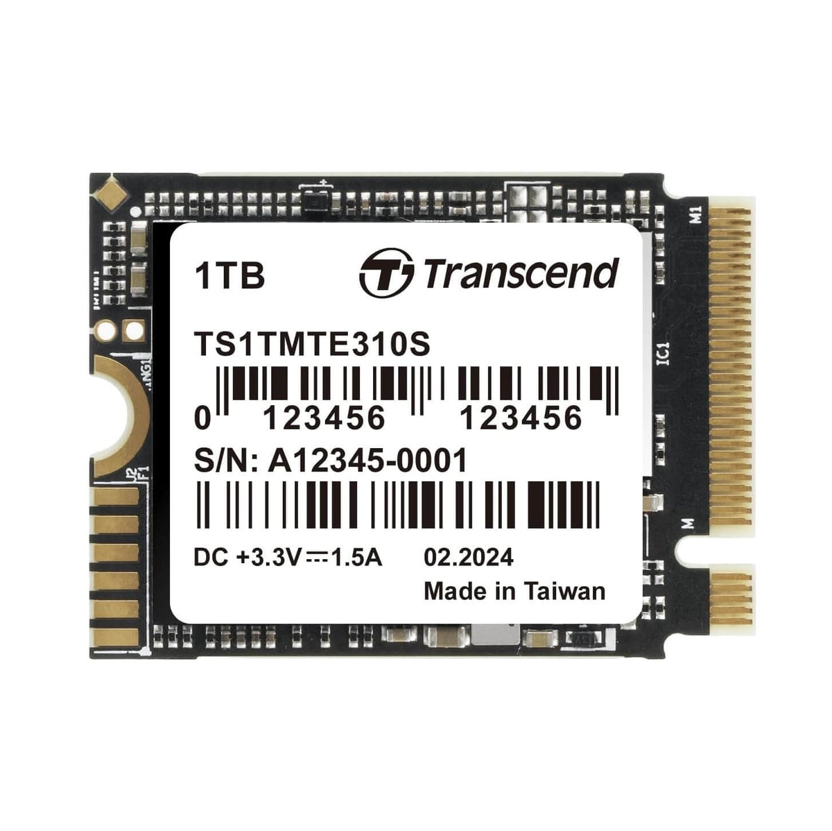 Transcend 310S 1TB M.2 2230 Gen 4 x4 NVMe SSD