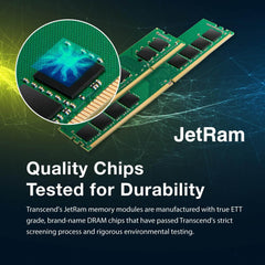 Transcend 16GB (1x16GB) 3200MHz DDR4 Desktop Memory Ram