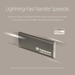 Transcend ESD265C 1TB USB 3.2 Gen 2 Portable External SSD