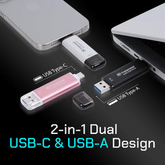 Transcend ESD310 1TB USB 3.2 Gen 2 Dual USB Portable External SSD