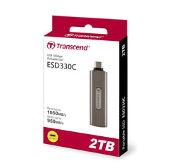 Transcend ESD330C 2TB USB 3.2 Gen2 Portable External SSD with Type C