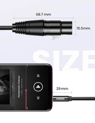 UGREEN 3.5mm Three-Pole Male to XLR Female Audio Cable 2M