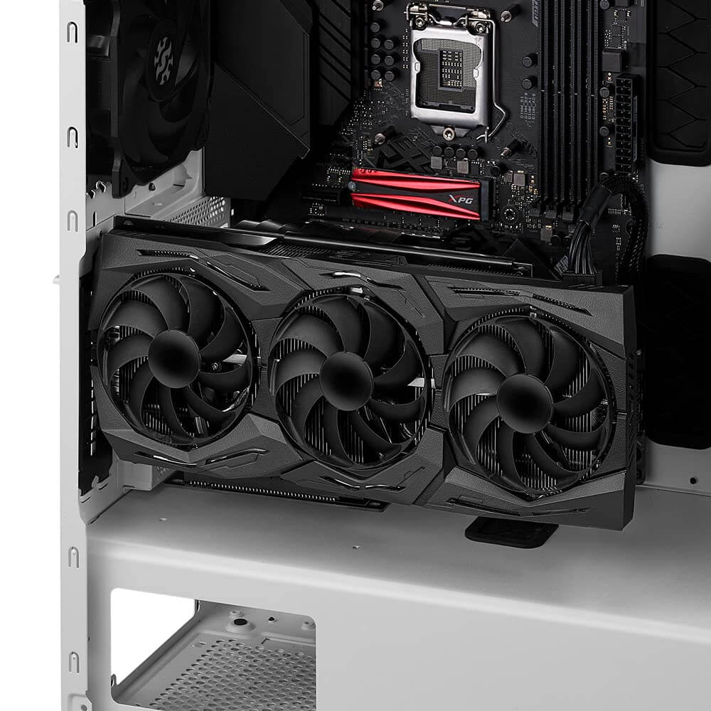 XPG Defender ATX Mid-Tower Computer Case - White