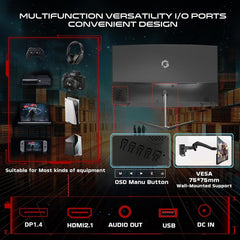 GAMEON GOC24F180VA Pro Series 24" Full HD 180Hz 0.5ms Curved Gaming Monitor