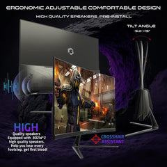 GAMEON GOC24F180VA Pro Series 24" Full HD 180Hz 0.5ms Curved Gaming Monitor