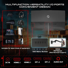 GAMEON GOC27Q180VA Pro Series 27" 2K 180Hz 0.5ms Curved Gaming Monitor