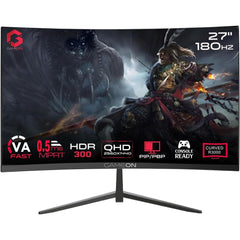 GAMEON GOC27Q180VA Pro Series 27" 2K 180Hz 0.5ms Curved Gaming Monitor