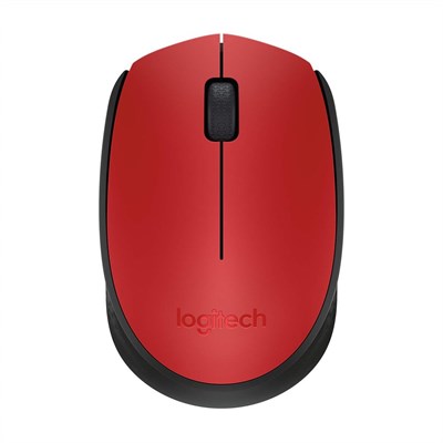 Logitech M171 2.4Ghz USB Wireless Mouse - Red