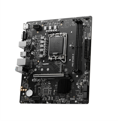 MSI Pro B760M-E DDR5 intel 14th/13th Gen LGA 1700 Micro-ATX Motherboard