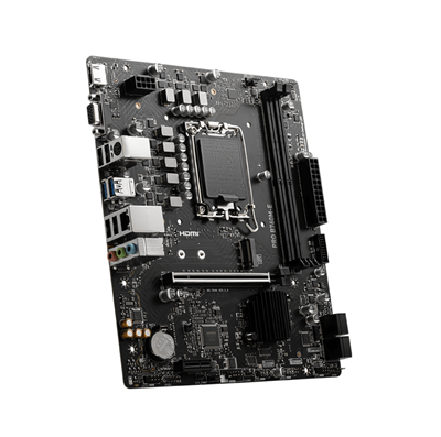 MSI Pro B760M-E DDR5 intel 14th/13th Gen LGA 1700 Micro-ATX Motherboard